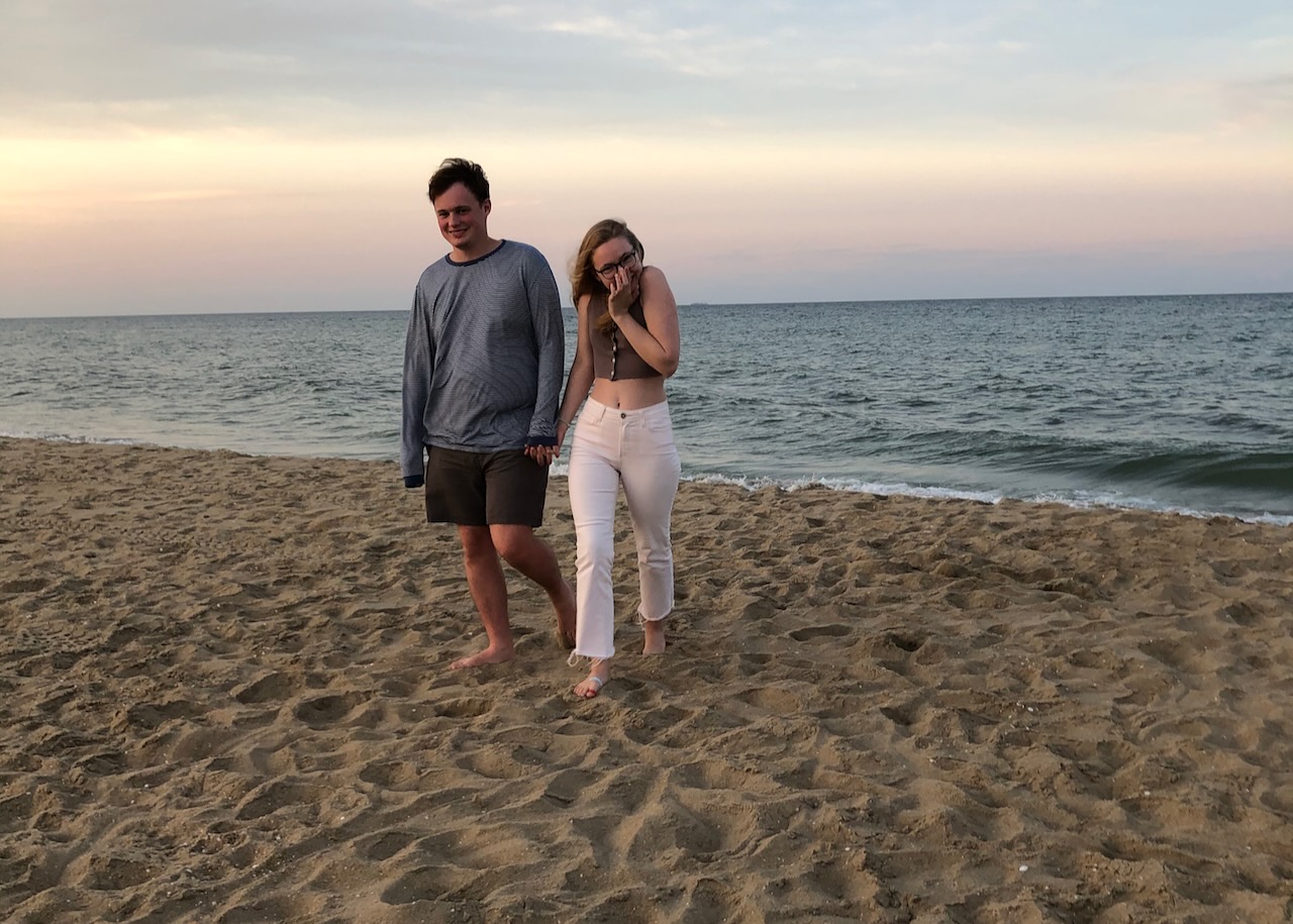 Jack and Maeve at the beach!